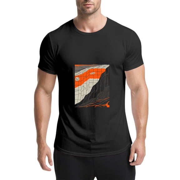 Black T Shirts for Men, Mens Graphic Tees, M5719133,S