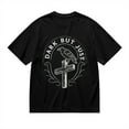 thumbnail image 1 of Black T Shirts for Men, Raven Dark But Just, Graphic Mens Graphic Tees, 24827574,XL, 1 of 8