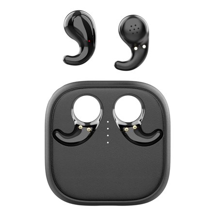 Black T70 Sleep Bluetooth Earphones Invisible Comfort Noise Cancelling Lightweight Mini Compact Portable Long Battery Life Tws Earbuds Black Color