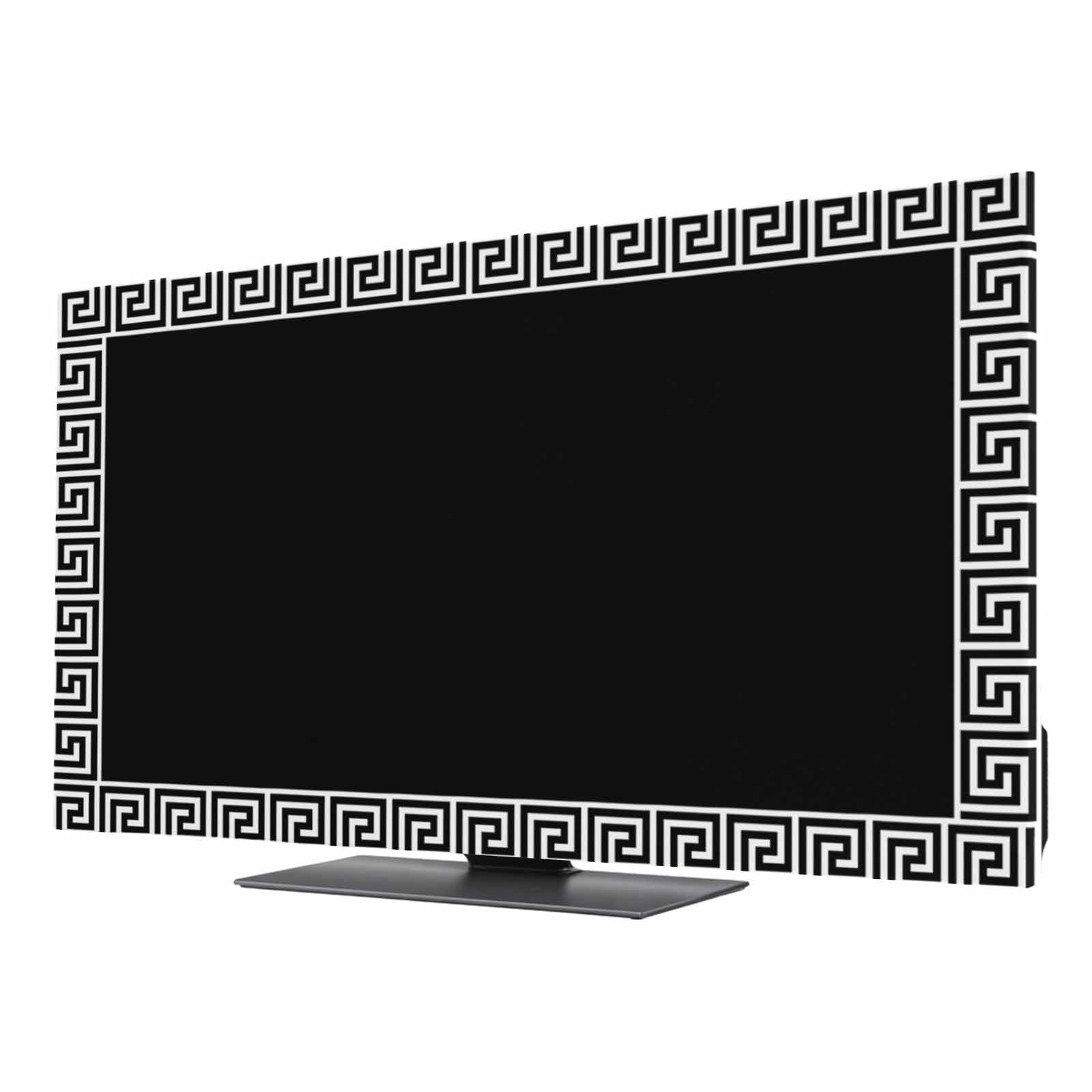 32 Inch Computer Cover Black TV Cover for 32 Inch Screen, Stretch Fabric Dustproof TV Display ...