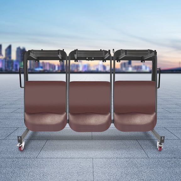 Black Table Cart Adjustable Spacing Folding Table Cart Folding Table Trolleys