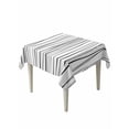 thumbnail image 1 of Black Table Cloth, Abstract Lines Gradient Minimalist Modern Texture Waterproof Tablecloth for Square Tables, Reusable Washable Fabric Table Cover for Restaurant Kitchen Dining Tables 54"x54", 1 of 6