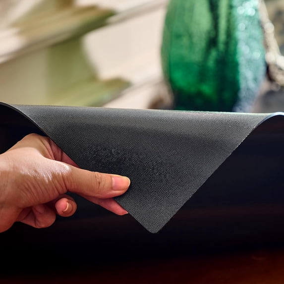 Black Table Cover Protector 60x36 Inch, 1.5mm Thick Plastic Table Cover ...