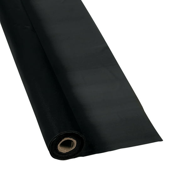 Black Tablecloth Roll (40" X 100') - Party Supplies - 1 Piece