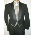 thumbnail image 1 of Black Tail Tuxedo Wool Shawl Collar By Alberto Nardoni Perfect For Wedding Or Stage, 1 of 1