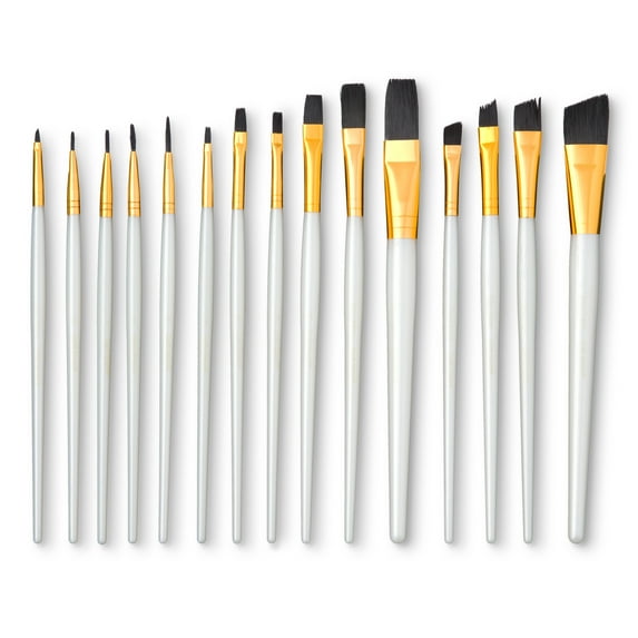 Black Taklon Super Value Paintbrush Pack By Craft Smart®