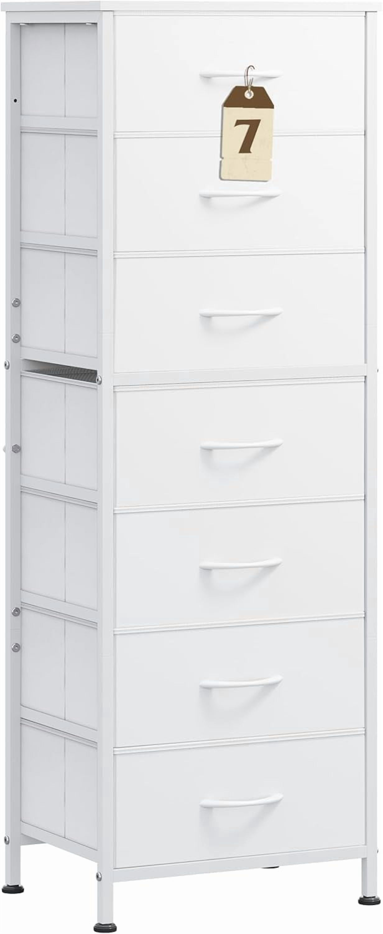 Black Tall Dresser for Bedroom, 6 Drawer Dressers & Chests of Drawers ...