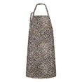 thumbnail image 1 of Black and Tan Leopard Print Apron-Garden Aprons for Women with Pockets-Cotton Linen Waterproof Kitchen Cooking Gardening Aprons Adjustable for Kitchen,Cooking,BBQ and Salon 33x27 Inch, 1 of 7