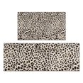 thumbnail image 1 of Black and Tan Leopard Print Kitchen Rugs Sets Of 2,Anti Fatigue Kitchen Mat Rugs Non Slip Washable,Decorative Kitchen Floor Mats for Kitchen,Sink,Laundry,17"x30"+17"x47", 1 of 7