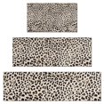 thumbnail image 1 of Black and Tan Leopard Print Kitchen Rugs Sets Of 3,Kitchen Runner Rugs Non Skid Washable,Decorative Kitchen Floor Mats for Kitchen,Sink,Laundry,17"x30"+ 17"x47" + 17"x59", 1 of 6
