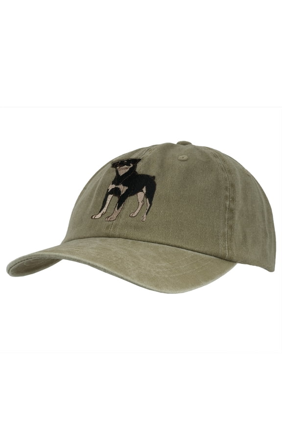 Black & Tan Rottweiler Adjustable Baseball Cap