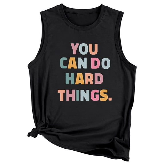 Black Tank Top Woman Women's Summer Stylish Comfort Printed Tank Top With Top Compression Women Sports Top Women Muscle Tee Women Big Tall Top Camisole Long