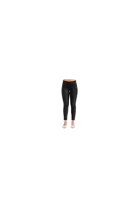 Petite Knit Denim Leggings Graphite Black Wash PS