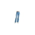 thumbnail image 1 of Black Tape Womens High Rise Relaxed Bootcut Jeans Medium Light Wash 28, 1 of 1