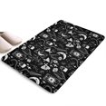 thumbnail image 1 of Black Tarot Moon Moth Pattern Flannel Non Slip Door Rugs,Washable Door Mats Indoor,Decorative Door Mats,Dirt-Resistant and Absorbent Doormat for Entrance,Bedroom,Kitchen,Bathroom,31.5x17in(80x43cm), 1 of 4