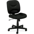 thumbnail image 1 of Black Task Chair Office Chair with Padded Seat, 1 of 1