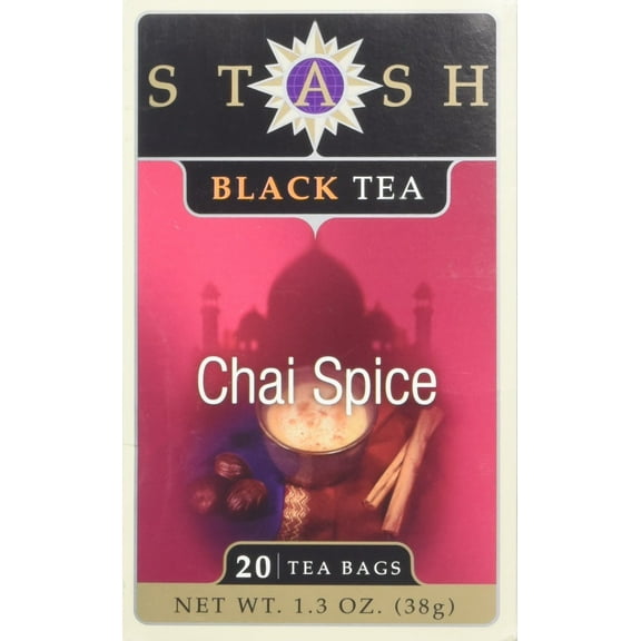 Black Tea-Chai Spice Stash Tea, 20 Count (Pack Of 1)