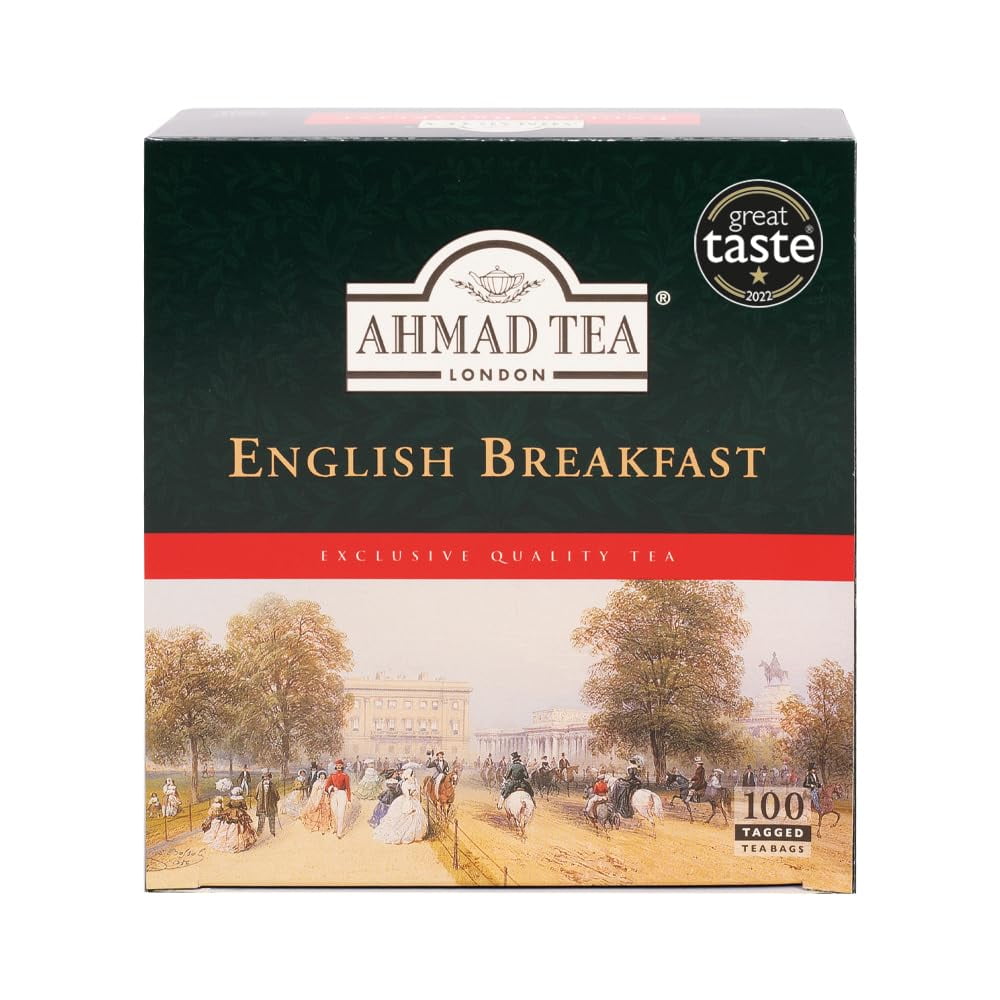Black Tea, English Breakfast Teabags, 100 Ct - Caffeinated And Sugar-Free