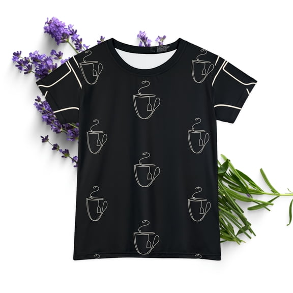 Black Tea Lounge | Leisure T-Shirt for Women from TSmartArt @ Walmart