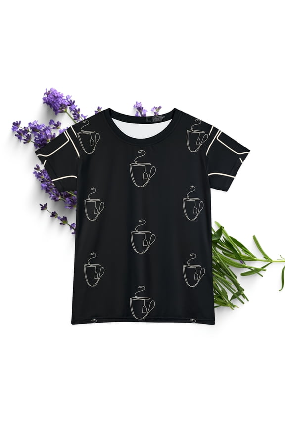 Black Tea Lounge | Leisure T-Shirt for Women from TSmartArt @ Walmart