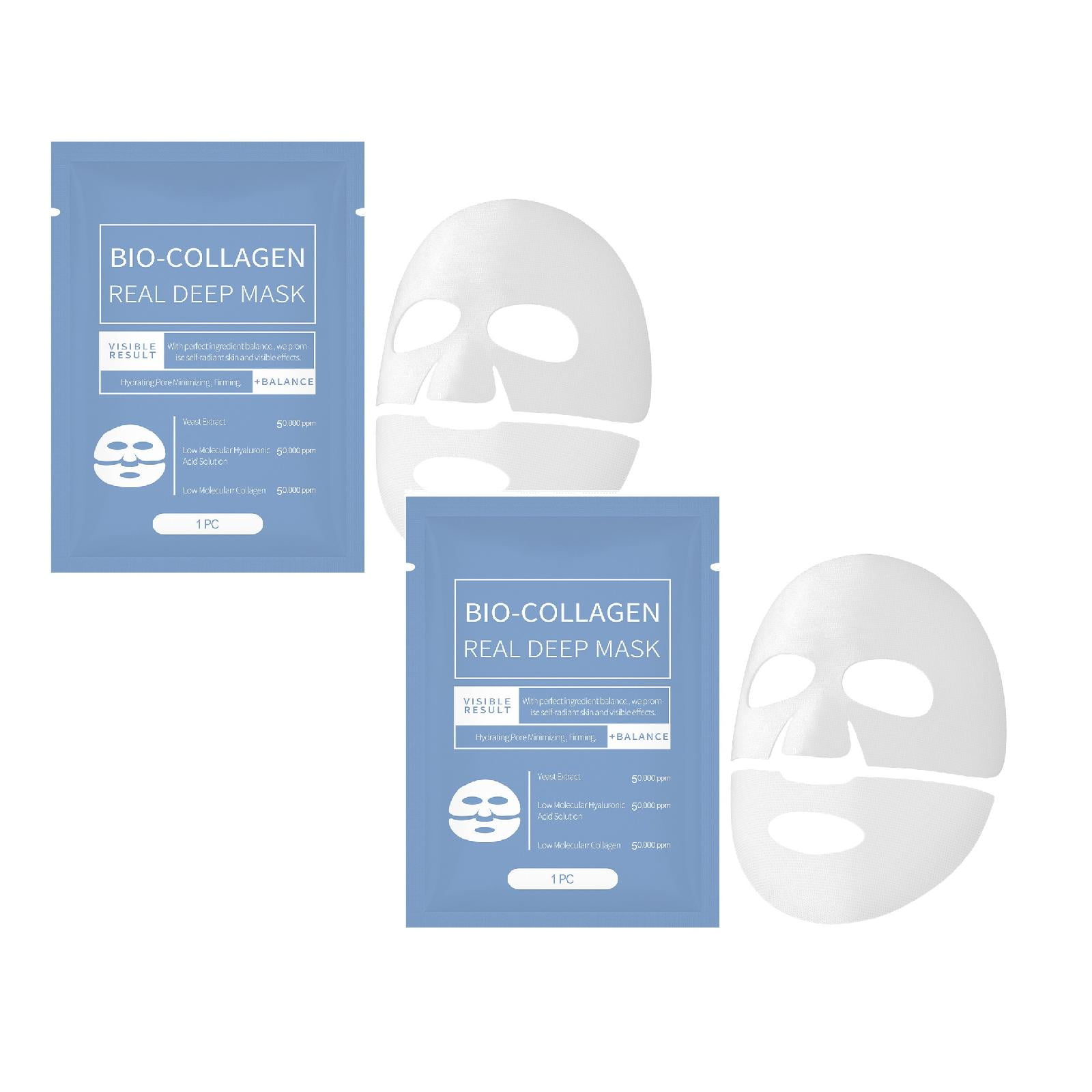 Black Tea Mask, Biological Collagen Facial Biological Collagen