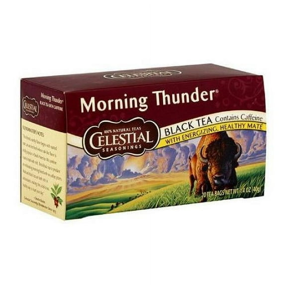 Black Tea, Morning Thunder With Mat?, 20 Count (Pack Of 3)