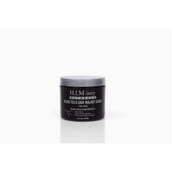 Black Tea  Sage Walnut Scrub