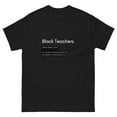 thumbnail image 1 of Black Teacher Definition- Men's classic tee (Black, 3XL), 1 of 1