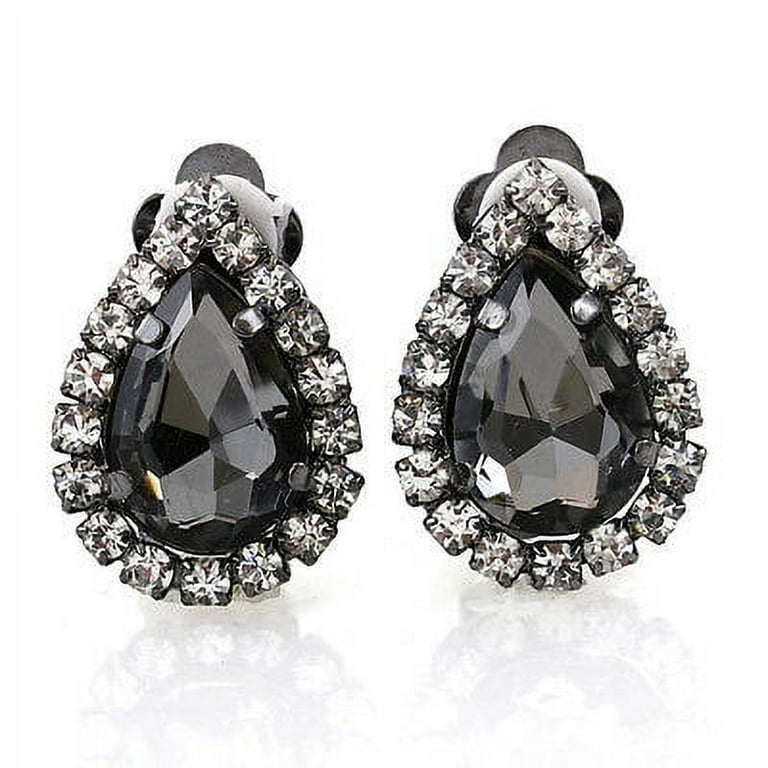 Black on sale prom earrings