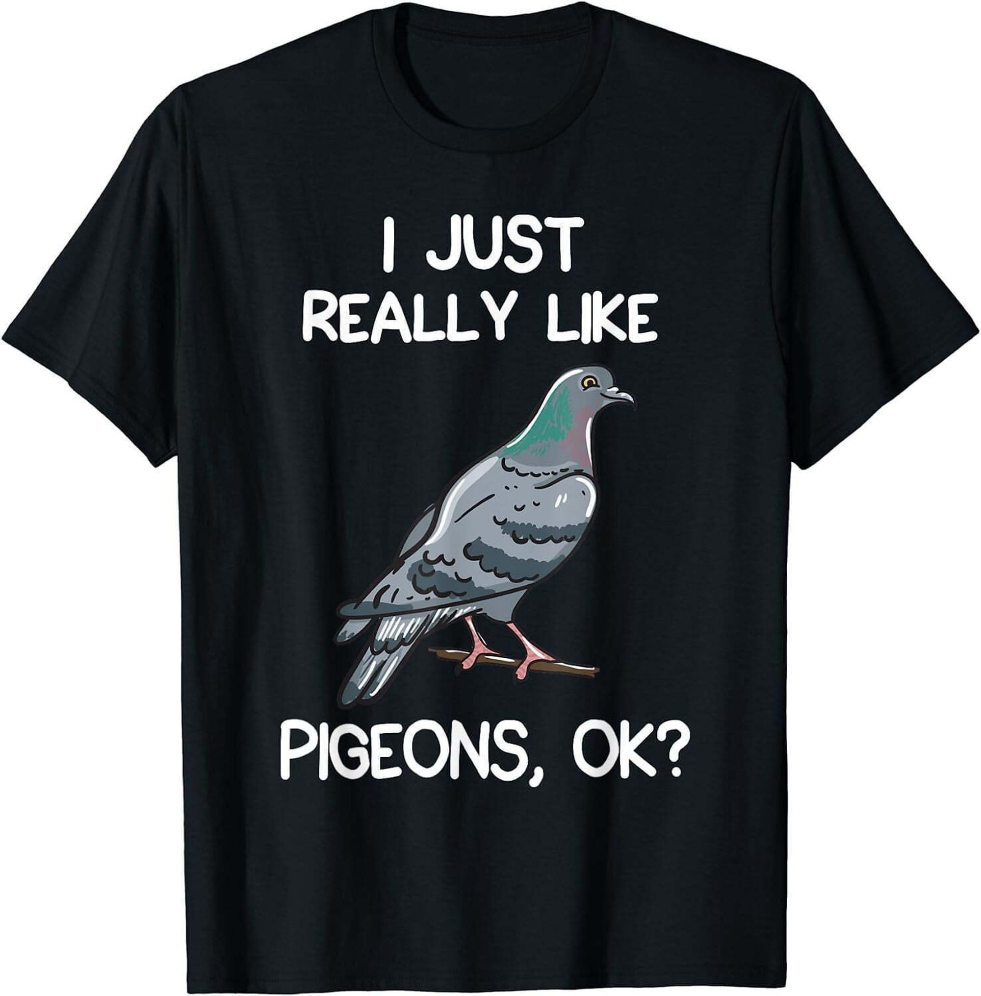 Black Tee Elegance: Enhance Your Style with a Fashionable Pigeon Chic