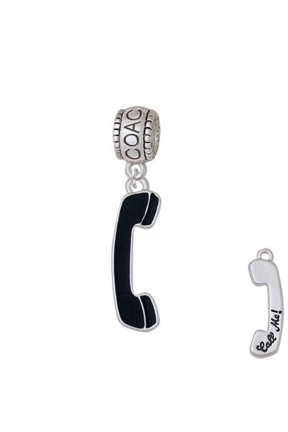 Black Telephone - Coach Charm Bead