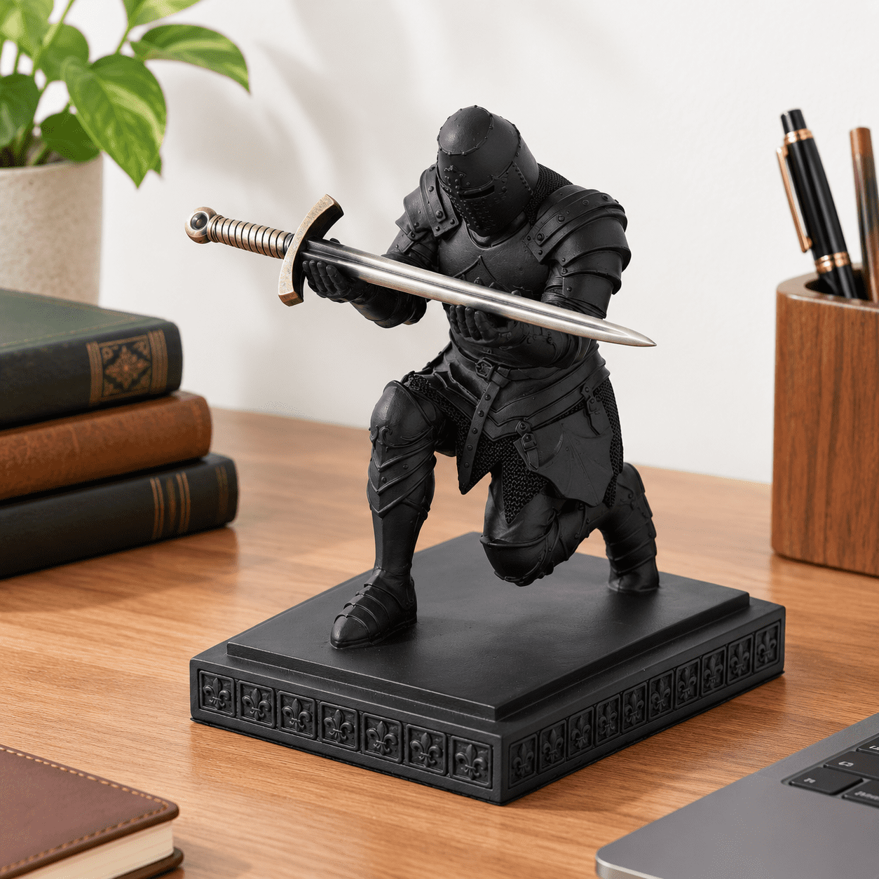 Templar Dc Black Templar Vanguard Soldier Pen Holder Desk Organizer for Office and ...