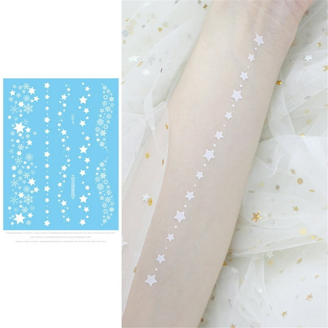 Black Temporary Tattoos for Women Girls Lace Tattoo Stickers Neck