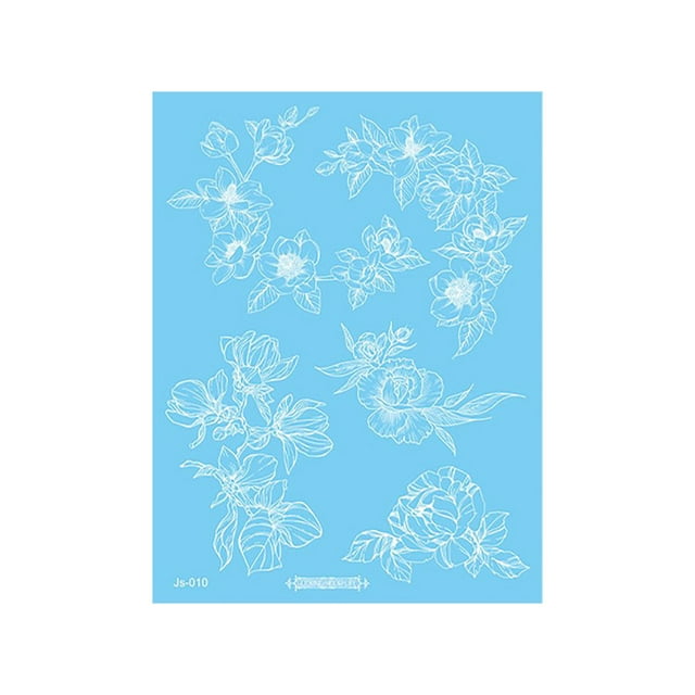 Black Temporary Tattoos For Women Girls Lace Tattoo Stickers Neck