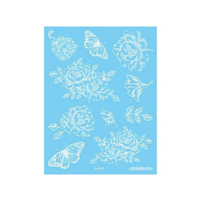 Black Temporary Tattoos For Women Girls Lace Tattoo Stickers Neck