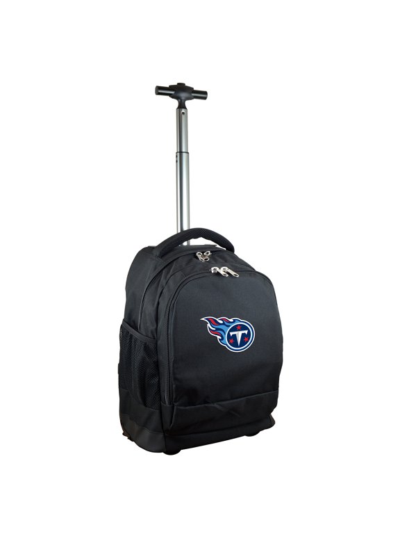 Black Tennessee Titans 19'' Premium Wheeled Backpack