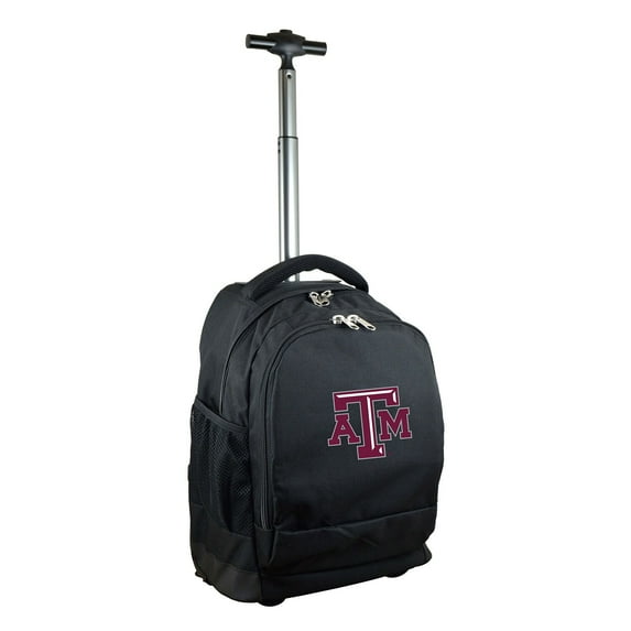 Black Texas A&M Aggies 19'' Premium Wheeled Backpack
