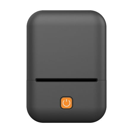 Black Thermal Label Printer, Wireless Bluetooth, Portable, No Ink, For Home Office, 1 Piece