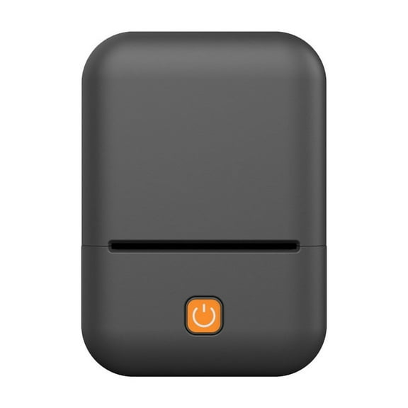 Black Thermal Label Printer, Wireless Bluetooth, Portable, No Ink, For Home Office, 1 Piece