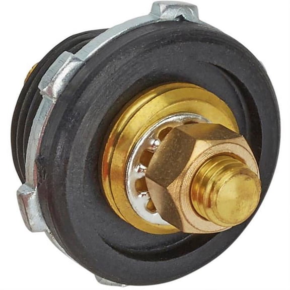 Black Thru Panel Battery Connector