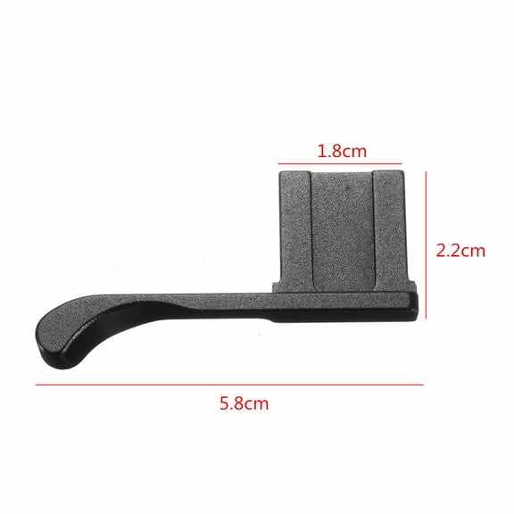 Black Thumb Rest Thumb Grip Thumb Up Hot Shoe Cover Camera Repair Part for Fuji X100F