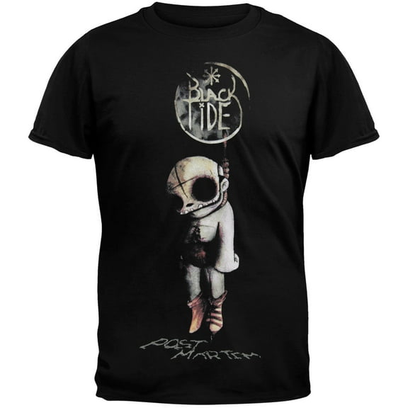 Black Tide Men's Post Mortem T-shirt Small Black