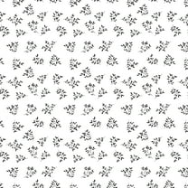 Black Tie Branches Off White-1/4 yard