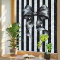 Windows Rainbow Ribbons Black Tied Bow Window Privacy Film Rainbow Static Cling Stain Glass ...