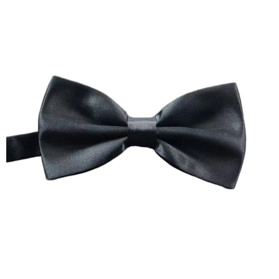 Black Ties for Men Men's Solid Color Bow Tie For Suit Shirt Elegant Bowtie Parties And Weddings Extra Long Hair Ties Men Ti-84 Calculator Charger Base Mens Silk from Dog Christmas Bow Large Dogs 1