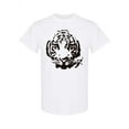thumbnail image 1 of Black Tiger Face T-Shirt Men -Image by Shutterstock, Male Large, 1 of 2