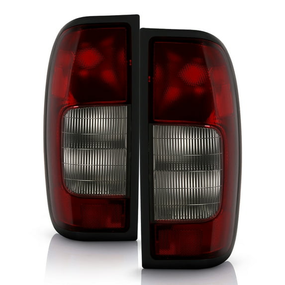 Black Tinted For 1998-2004 Frontier Tail Lights Brake Lamps 98-04 Left+Right Set