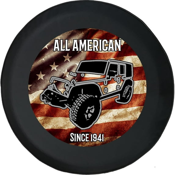 Black Tire Covers - Tire Accessories for Campers, SUVs, Trailers, Trucks, RVs and More | All American Black 29 Inch