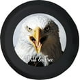 thumbnail image 1 of Black Tire Covers - Tire Accessories for Campers, SUVs, Trailers, Trucks, RVs and More | Bald Eagle Wild and Free Black 31 Inch, 1 of 3
