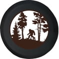 thumbnail image 1 of Black Tire Covers - Tire Accessories for Campers, SUVs, Trailers, Trucks, RVs and More | Bigfoot in The Forest Black 35 Inch, 1 of 3